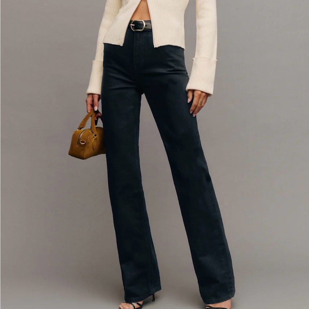 Reformation Wilder Stretch High Rise Wide Leg Jeans